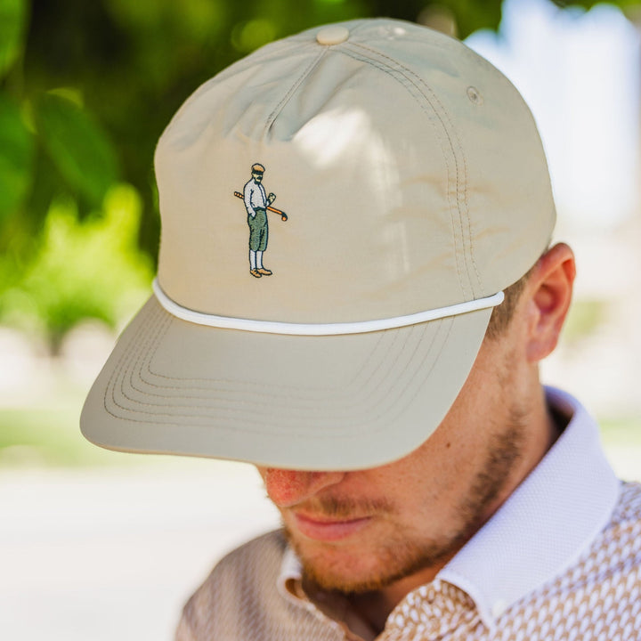 Collins Nylon Unstructured Rope Hat (Tan)