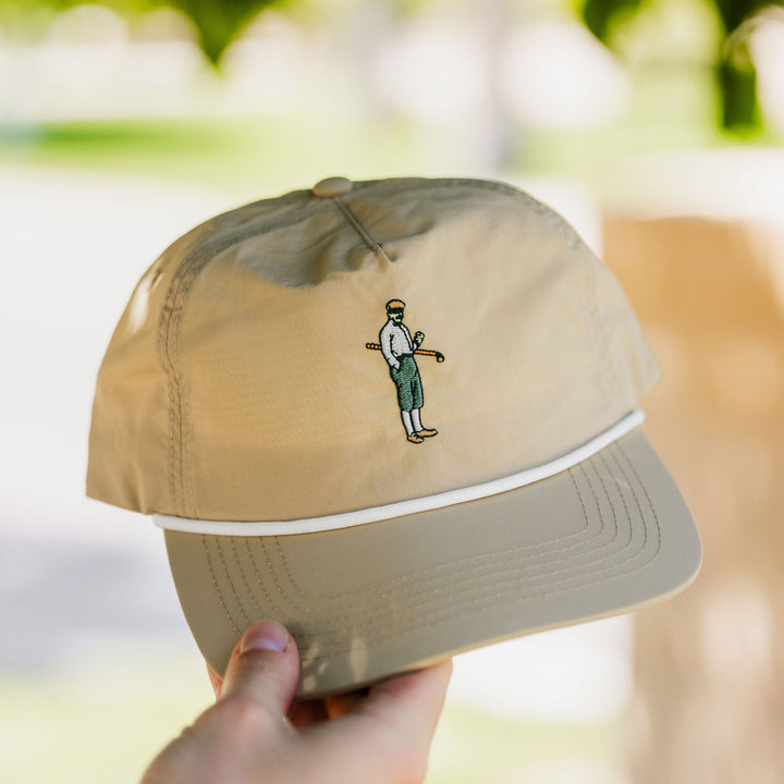 Collins Nylon Unstructured Rope Hat (Tan)