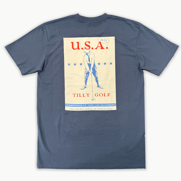 USA 2025 - Short Sleeve (Petrol Blue)