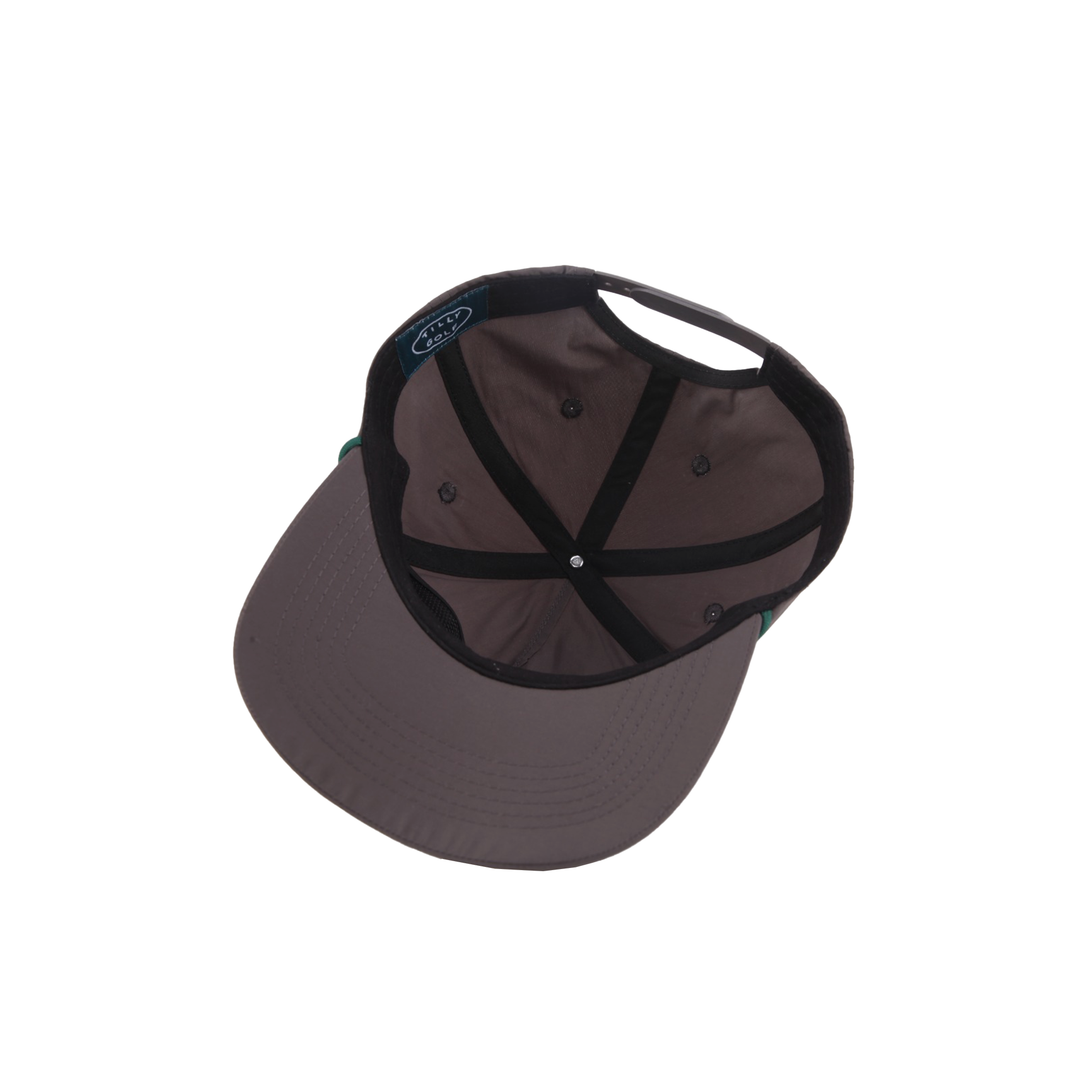 Collins Nylon Unstructured Rope Hat (Dark Grey)