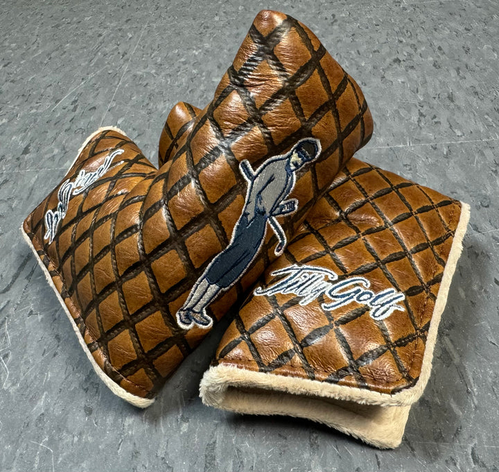 Embossed Leather Headcovers