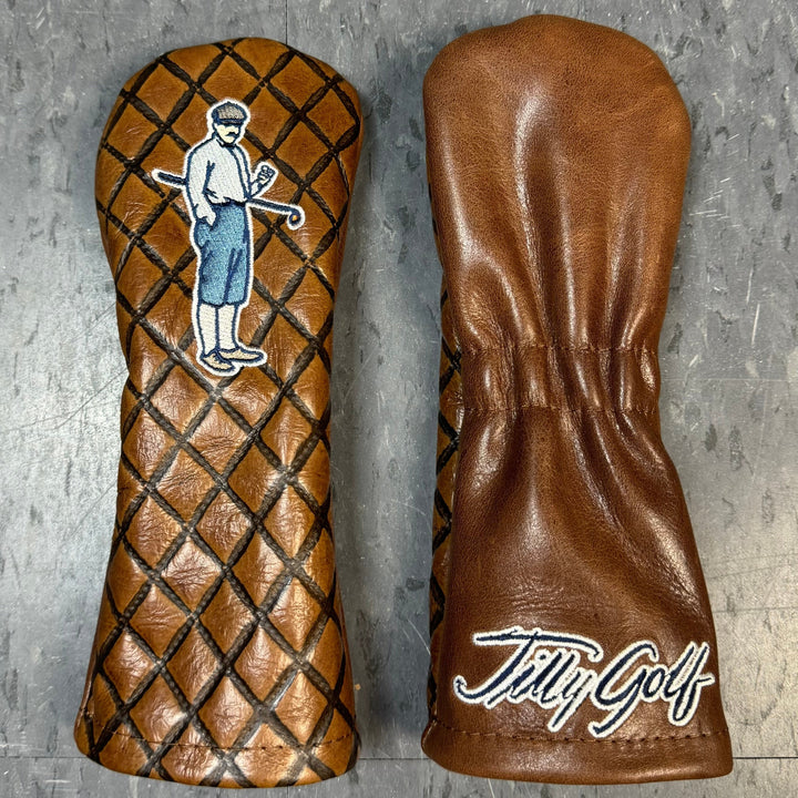 Embossed Leather Headcovers