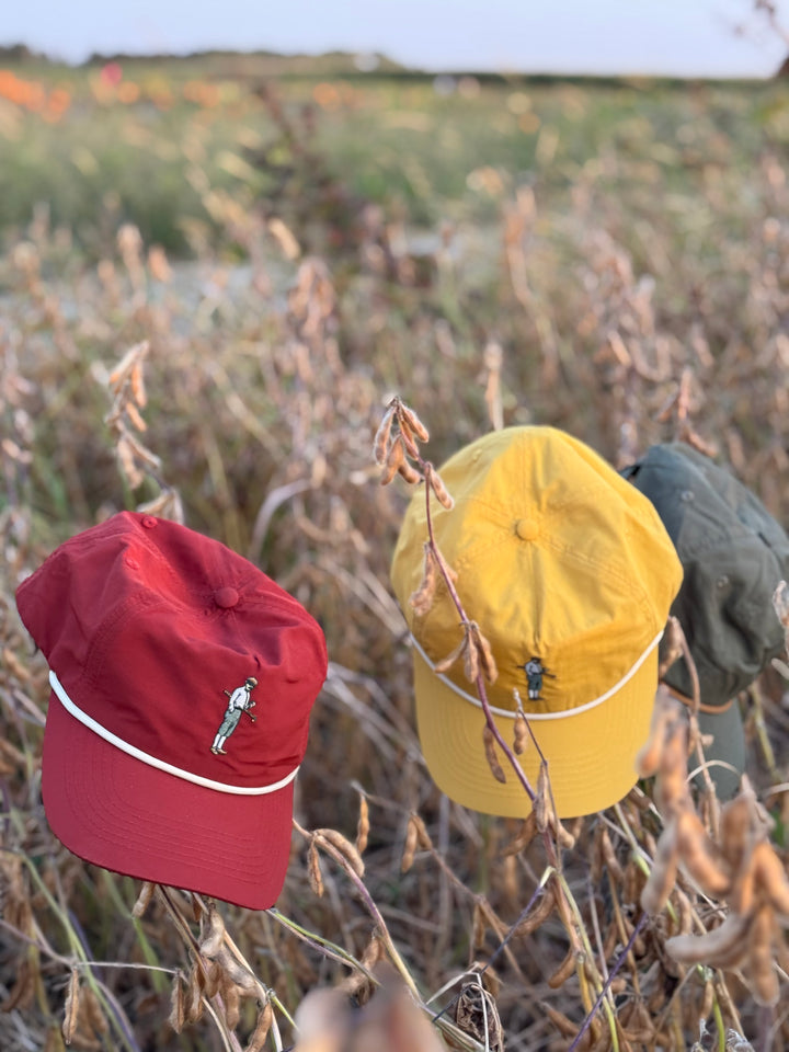 Collins Nylon Unstructured Rope Hat (Mustard)