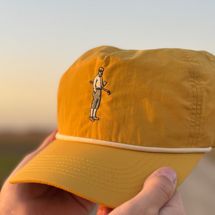 Collins Nylon Unstructured Rope Hat (Mustard)