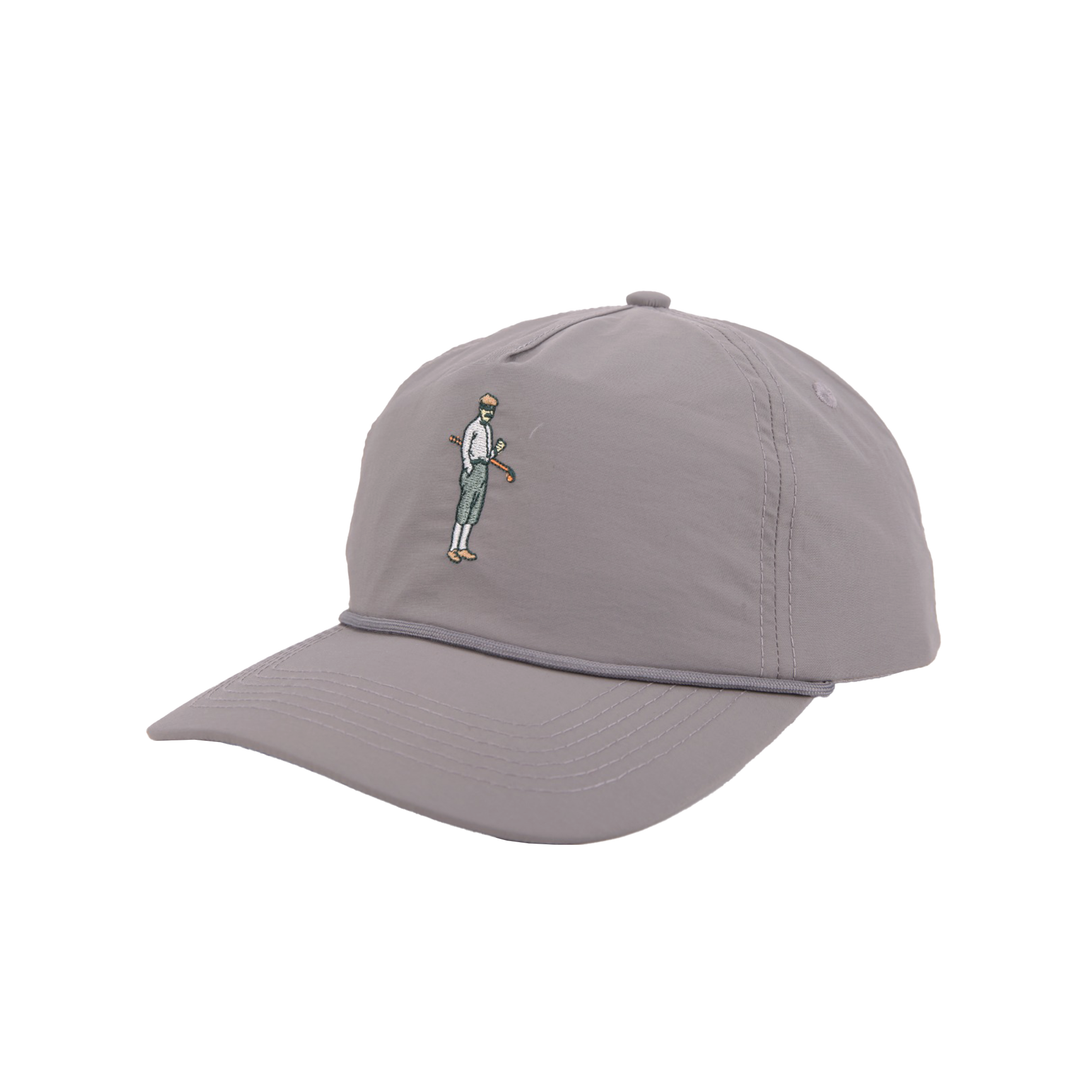 Collins Nylon Unstructured Rope Hat (Grey)