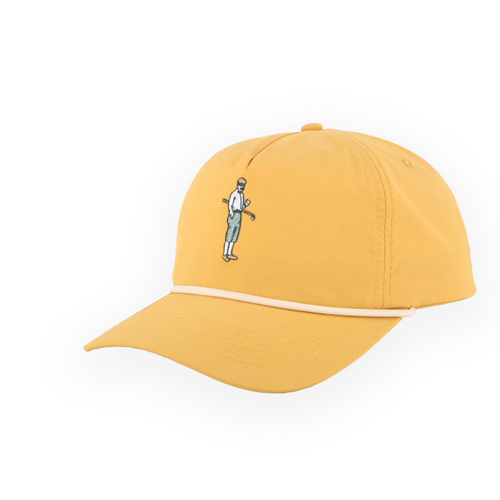 Collins Nylon Unstructured Rope Hat (Mustard)