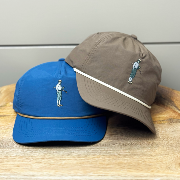 Collins Nylon Unstructured Rope Hat (Brown)