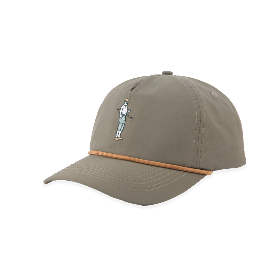 Collins Nylon Unstructured Rope Hat (Olive)