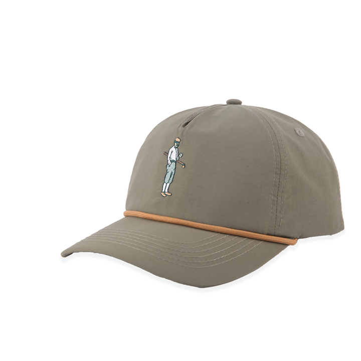 Collins Nylon Unstructured Rope Hat (Olive)