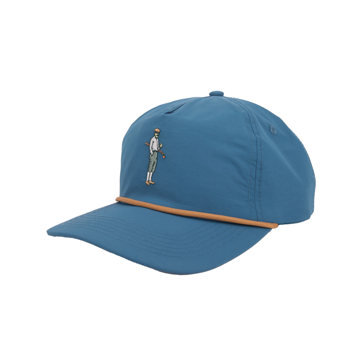 Collins Nylon Unstructured Rope Hat (Blue)