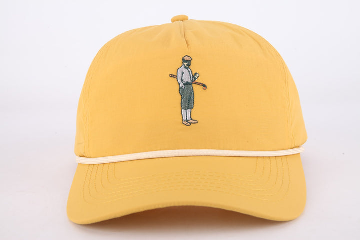 Collins Nylon Unstructured Rope Hat (Mustard)