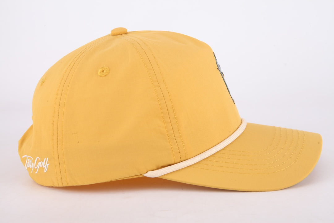 Collins Nylon Unstructured Rope Hat (Mustard)