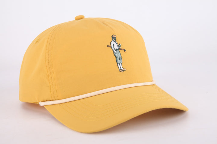 Collins Nylon Unstructured Rope Hat (Mustard)