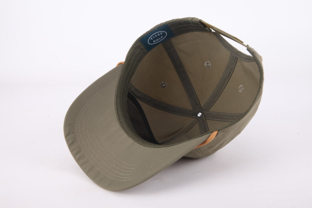 Collins Nylon Unstructured Rope Hat (Olive)