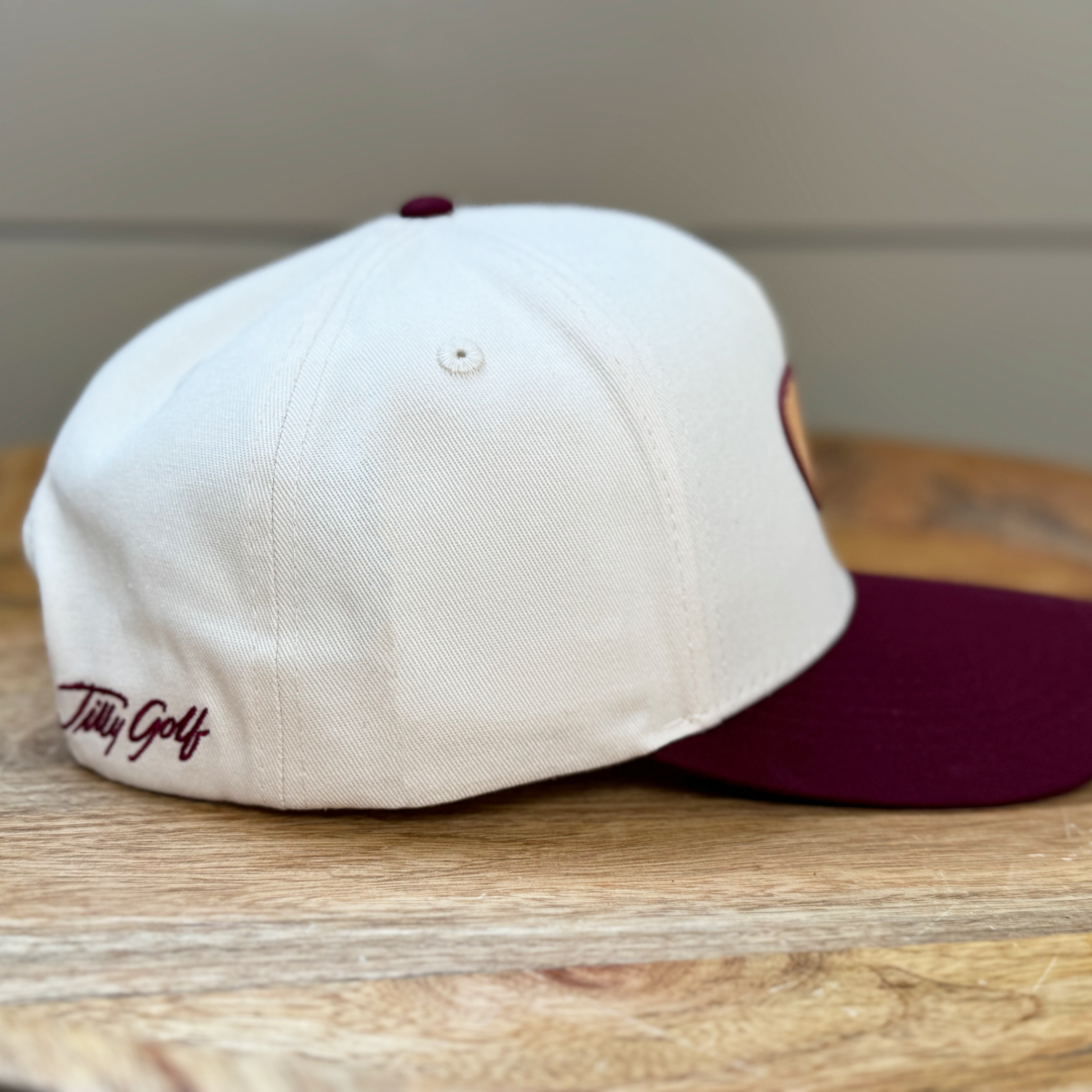 Fancy Face 5 Panel Cotton Structured Hat