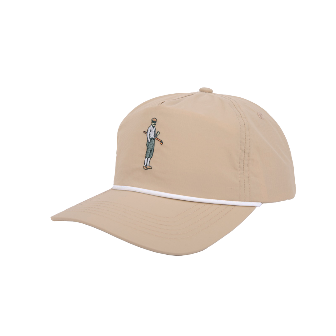 Collins Nylon Unstructured Rope Hat (Tan)