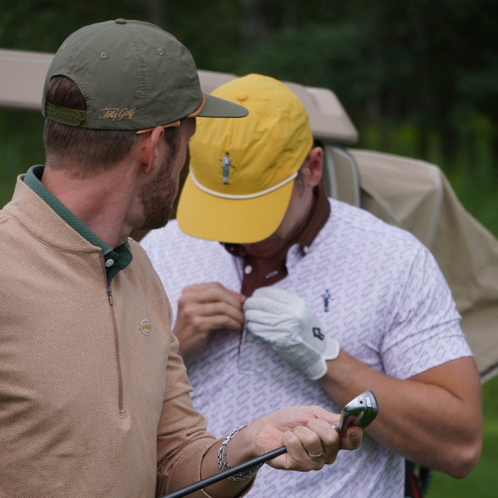 Collins Nylon Unstructured Rope Hat (Mustard)