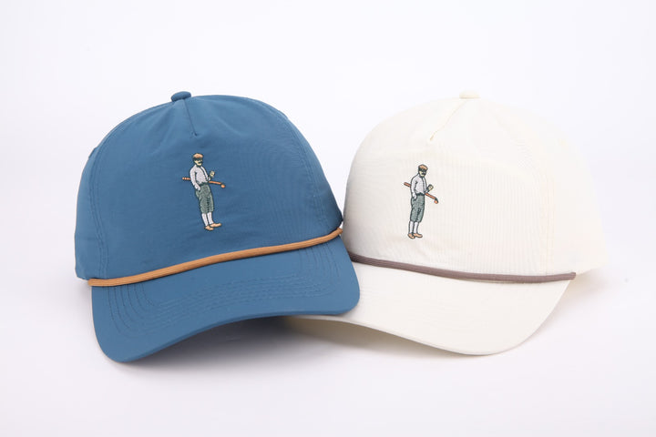 Collins Nylon Unstructured Rope Hat (Blue)