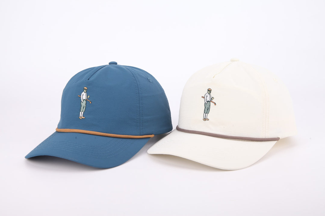 Collins Nylon Unstructured Rope Hat (Blue)