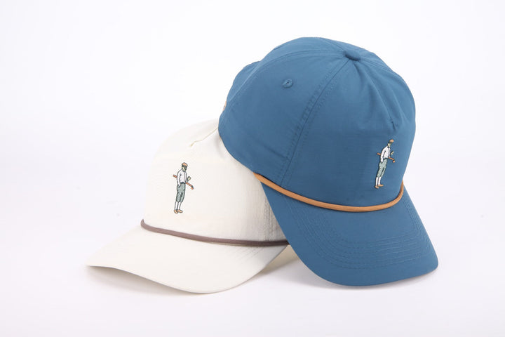Collins Nylon Unstructured Rope Hat (Off-White)