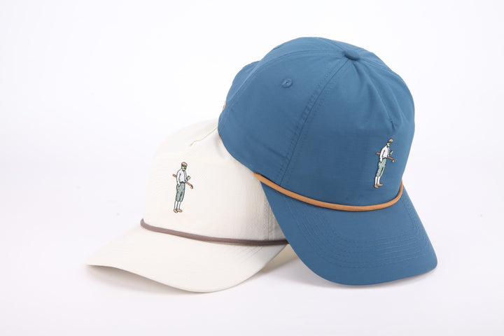 Collins Nylon Unstructured Rope Hat (Blue)