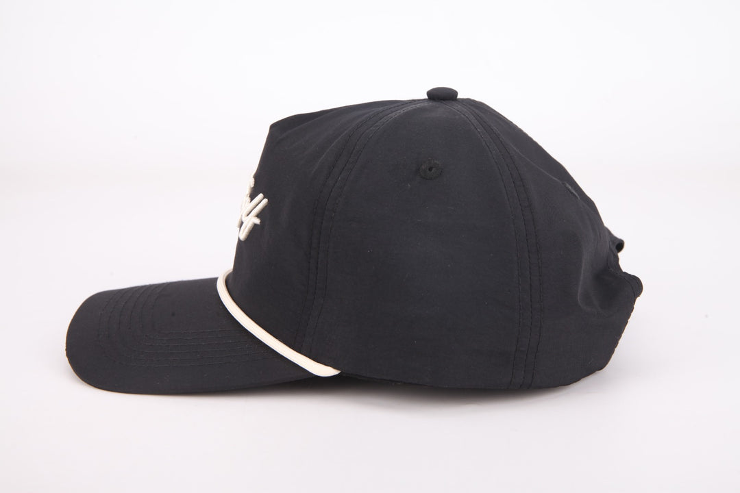 Warren Nylon Unstructured Rope Hat (Navy)