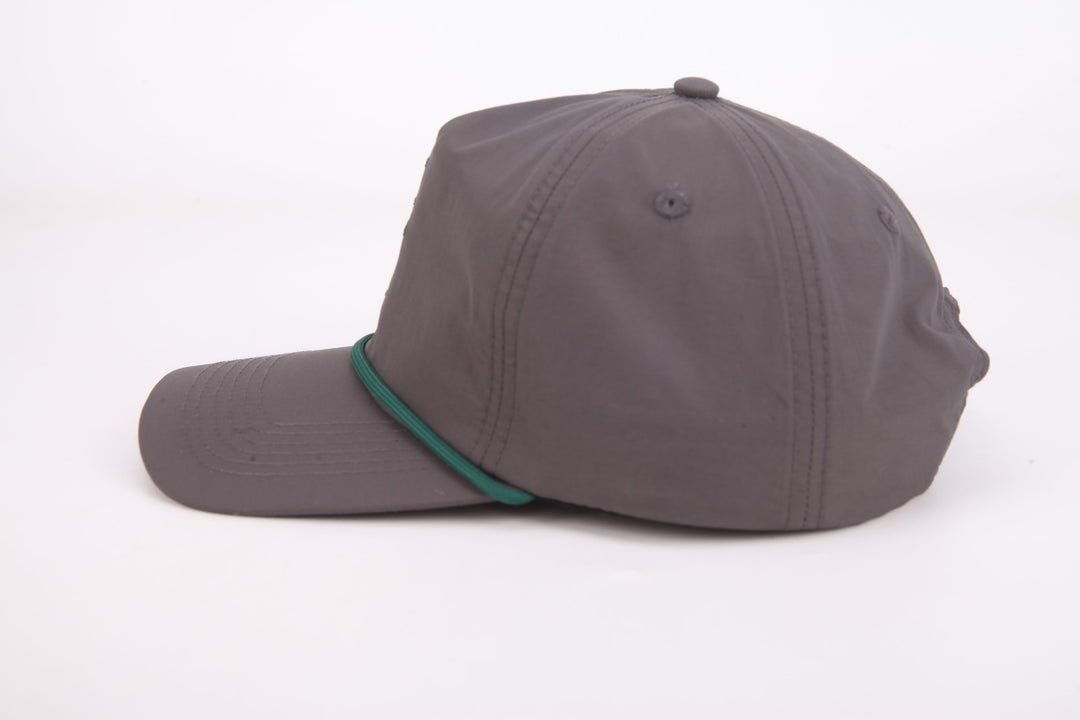 Collins Nylon Unstructured Rope Hat (Dark Grey)