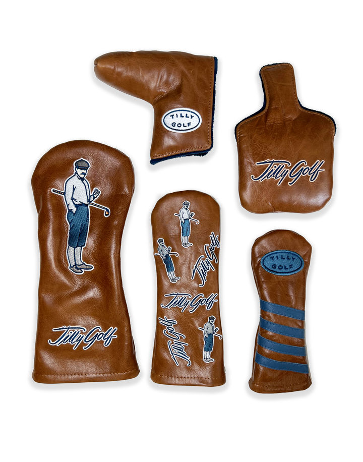 Cognac Leather Headcovers