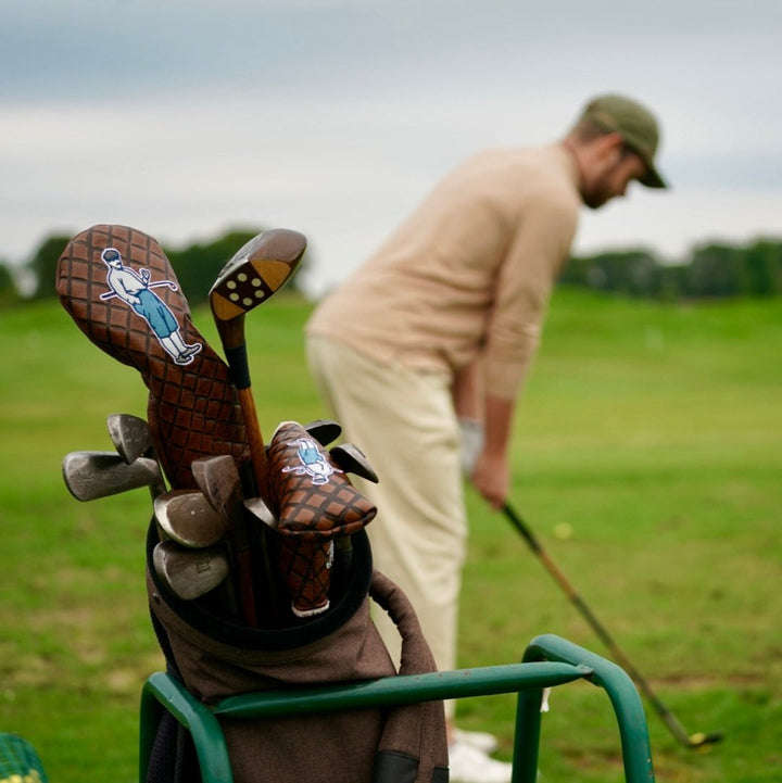 Embossed Leather Headcovers