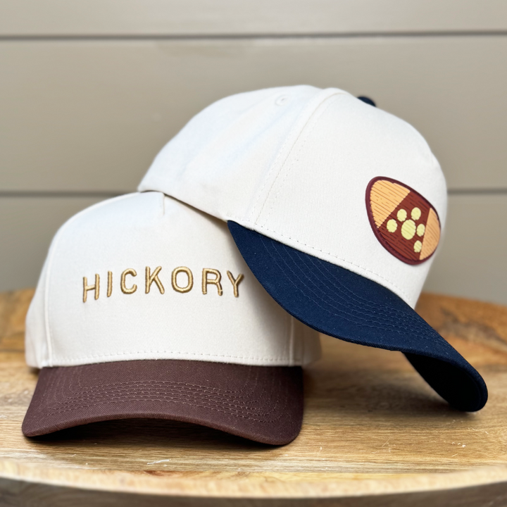 Hickory 5 Panel Cotton Structured Hat (brown)