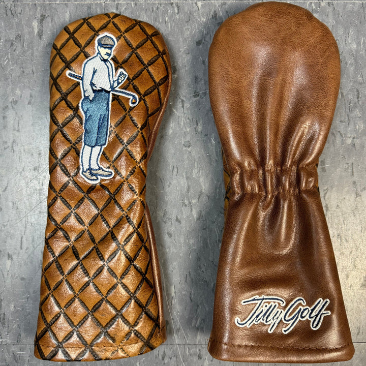 Embossed Leather Headcovers