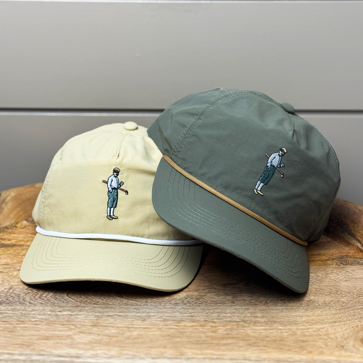 Collins Nylon Unstructured Rope Hat (Tan)