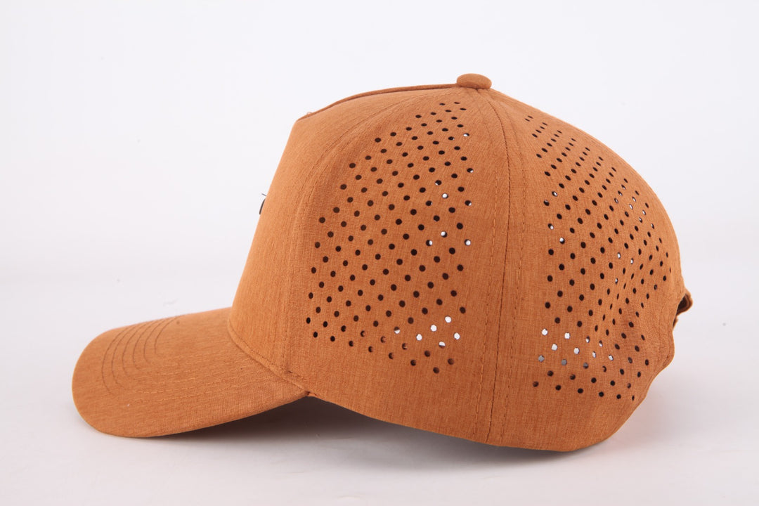 The Davis Structured Performance Mesh Hat (Cognac)