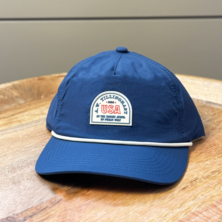 USA 2025 - Nylon Rope Hat (Petrol Blue)
