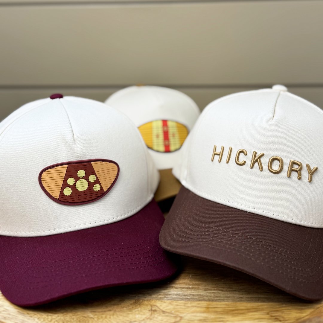 Hickory 5 Panel Cotton Structured Hat (brown)